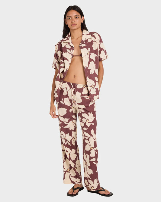 RVCA Rhi Holiday Pant TERRA BROWN