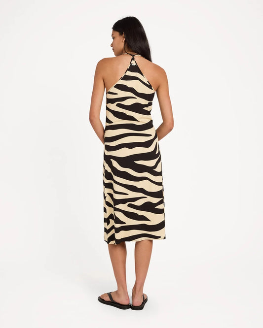 RVCA Voyager Midi Slip Dress RVCA BLACK