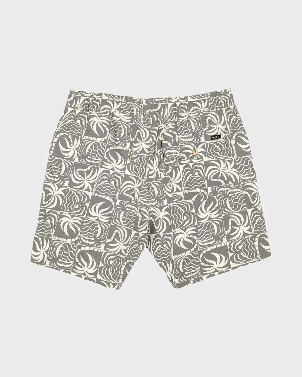 RVCA Exotica Print Elastic Boardshort SAGE LEAF