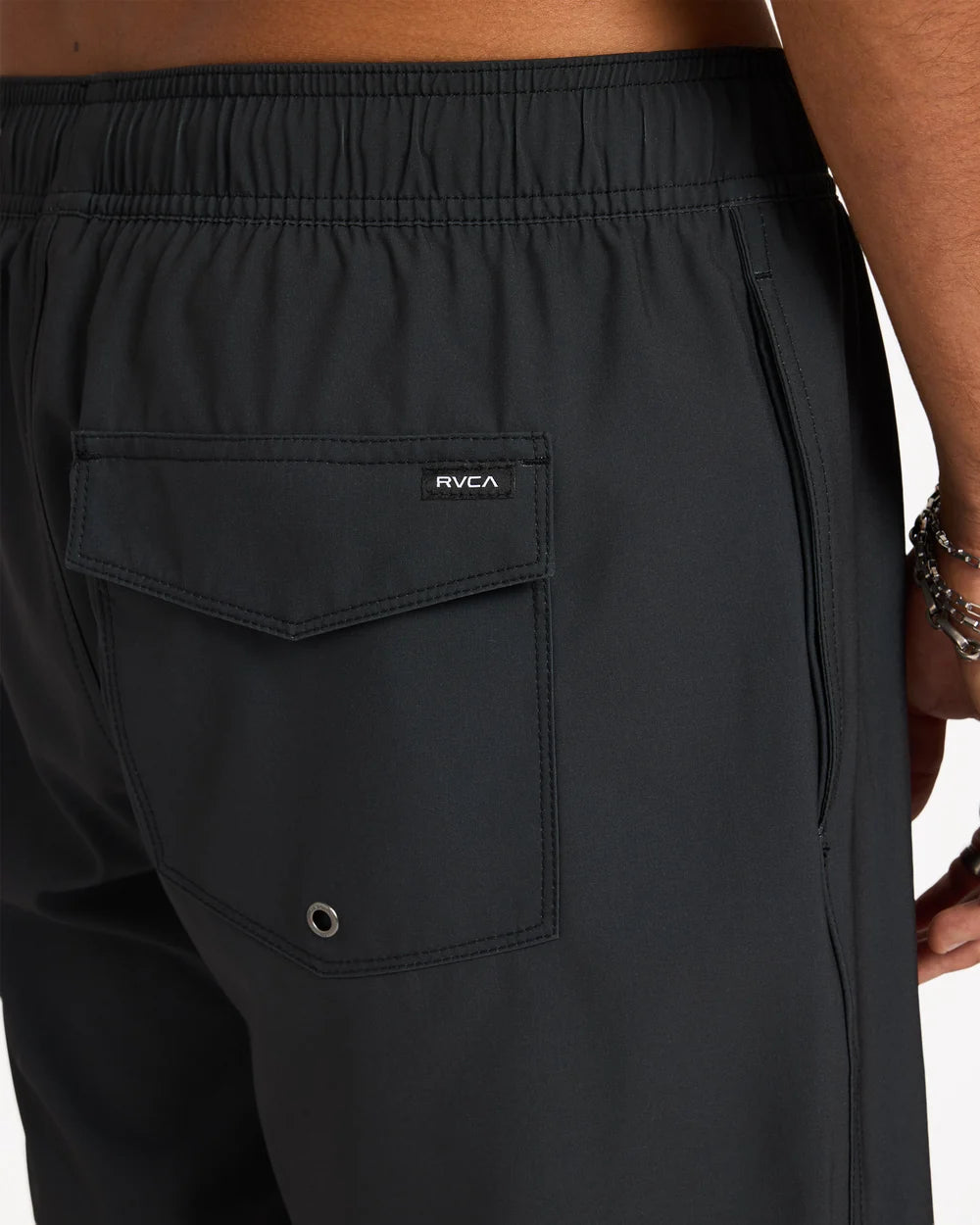 RVCA Traditional Eagle Elastic Pocket Short PIRATE BLACK