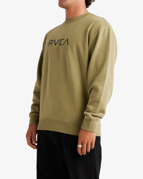 RVCA Big RVCA Washed Crew OREGANO