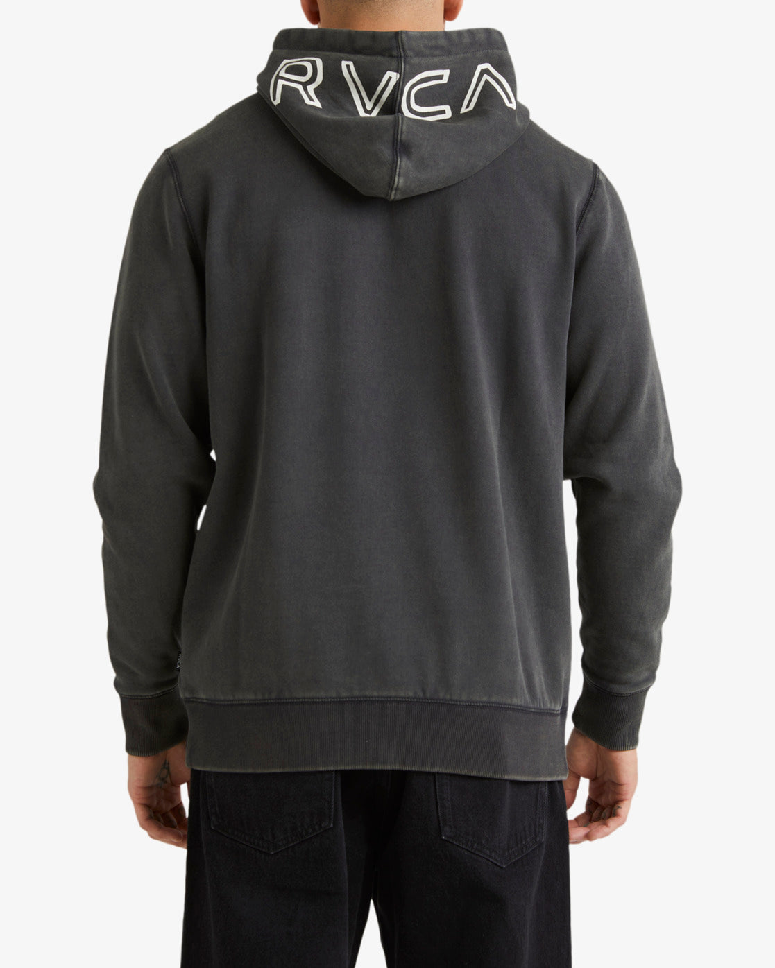 RVCA Stacked Hoodie WASHED BLACK