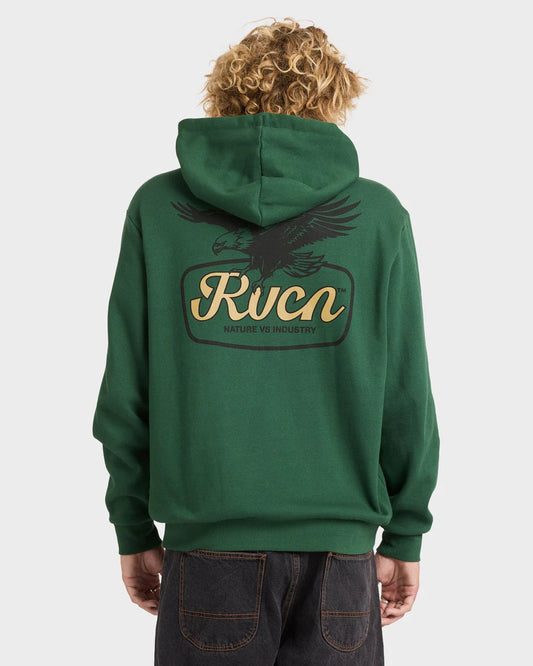 RVCA On Wings Hoodie GRASS GREEN