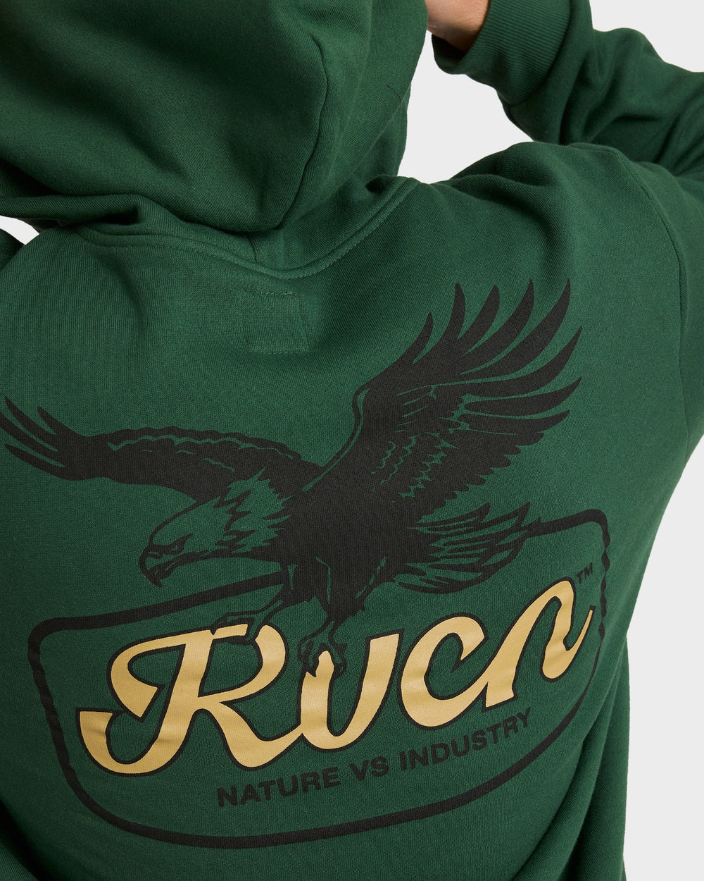 RVCA On Wings Hoodie GRASS GREEN
