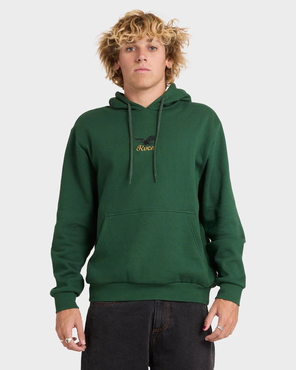 RVCA On Wings Hoodie GRASS GREEN