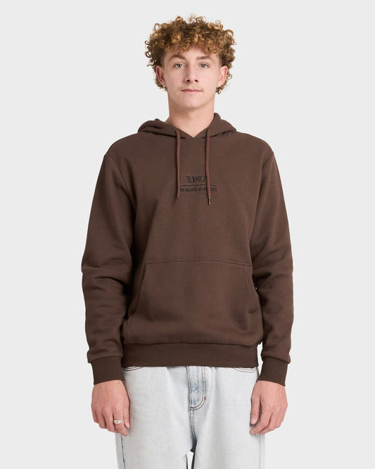 RVCA Venom Bite Hoodie MOCHA