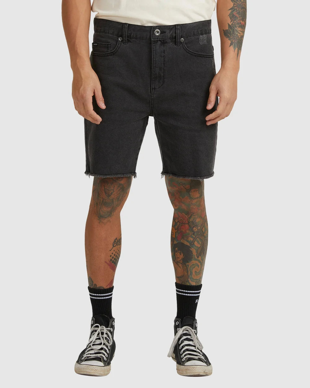 RVCA Rockers Jean Short BLACK FADE
