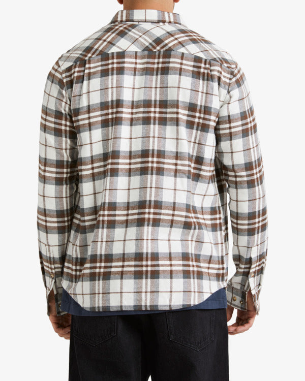 RVCA Plowman LS Shirt NATURAL