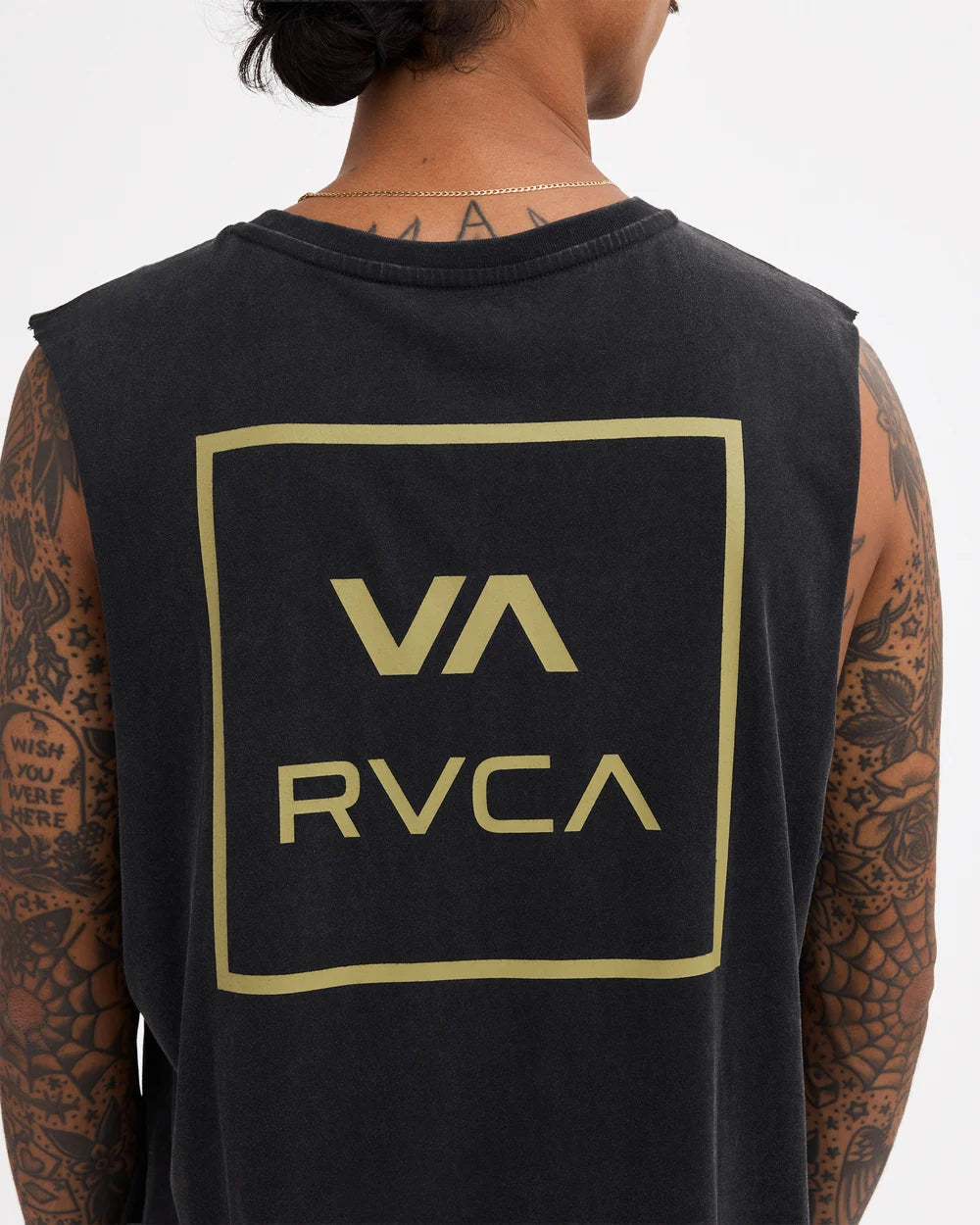RVCA VA All The Ways Muscle BLACK ACID