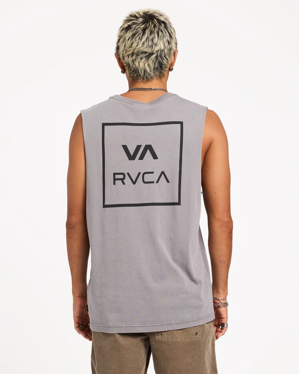 RVCA VA All The Ways Muscle SMOKE