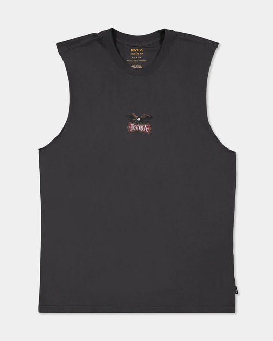 RVCA Eagle Muscle WASHED BLACK