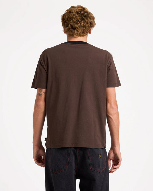 Rvca Speed SS Tee CHOCOLATE