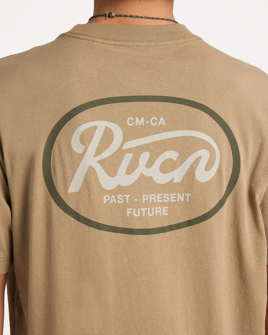 RVCA Standard Script Tee COYOTE
