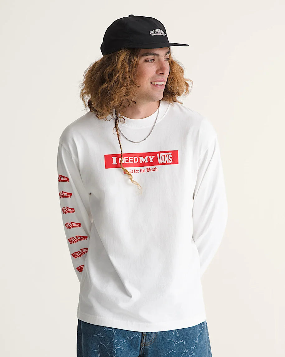 Vans I Need My LS Tee WHITE