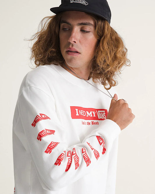 Vans I Need My LS Tee WHITE