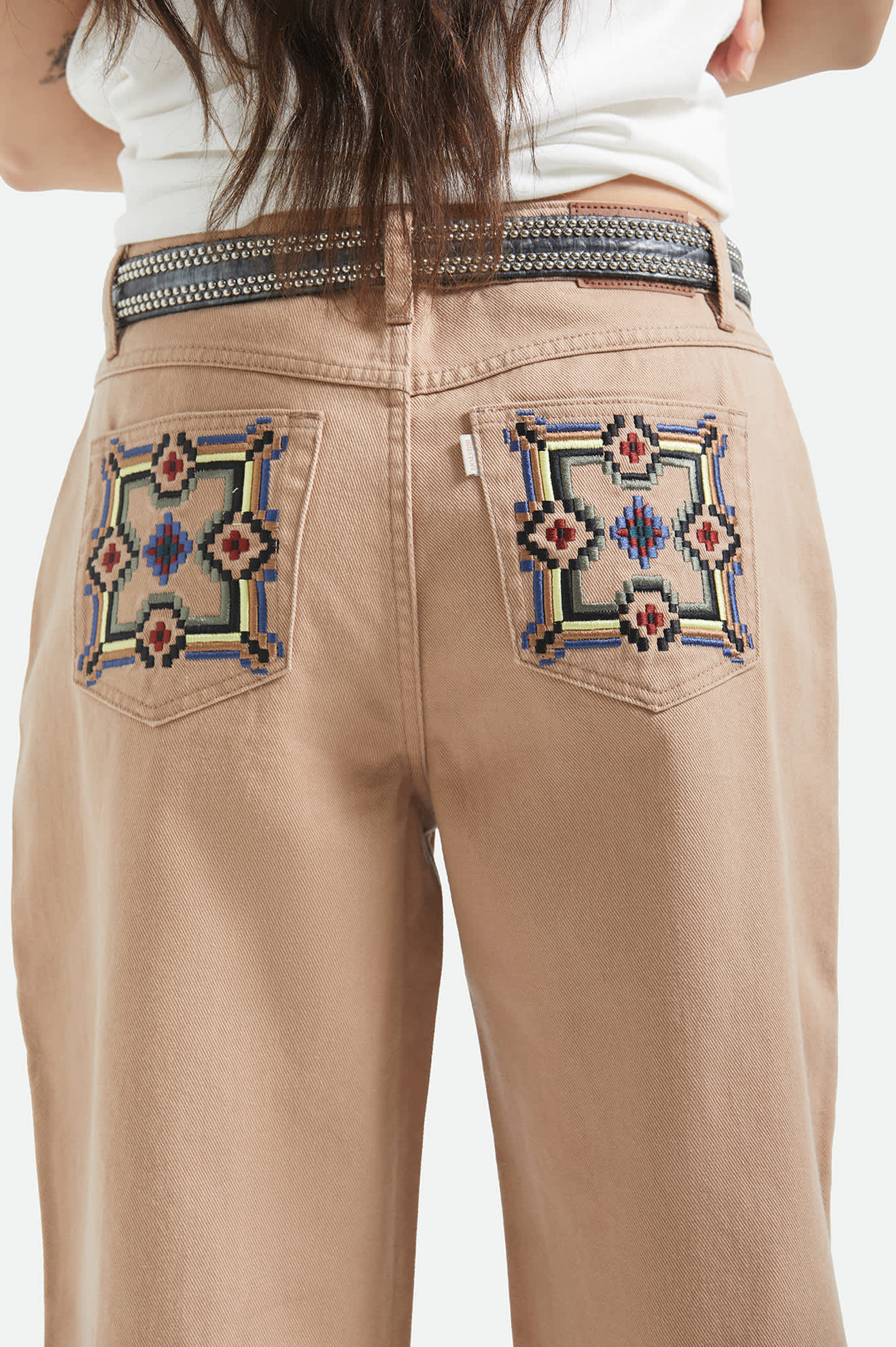 Brixton The Chloe 5 Pocket Pant WASHED TIMELESS TAUPE