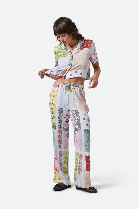Brixton Silky Hudson Lounge Pant MULTI COLOR BANDANA