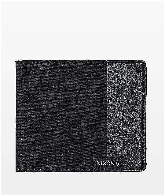Nixon Showdown Canvas Bi-Fold Wallet Black