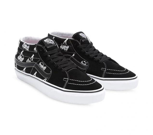 Vans Sk8-Mid New Varsity BLACK / TRUE WHITE