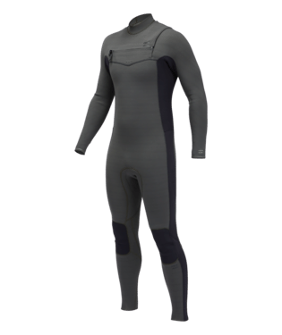 Billabong 4/3 Revolution CZ LS Full Wetsuit MILITARY BLACK