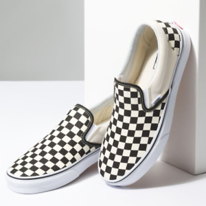 Vans Classic Slip On Checkerboard BLACK/WHITE