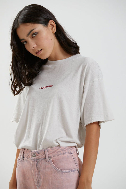 Afends Grow Some Hemp Oversized Tee OFF WHITE