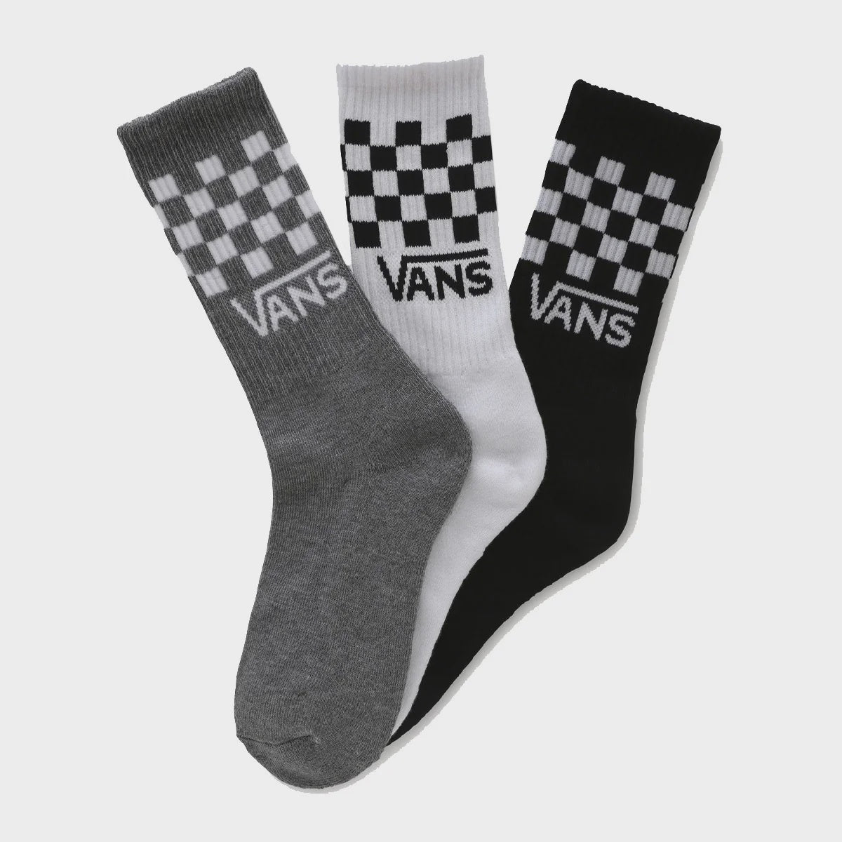 Vans Classic Check Crew Sock BLACK / WHITE / GREY